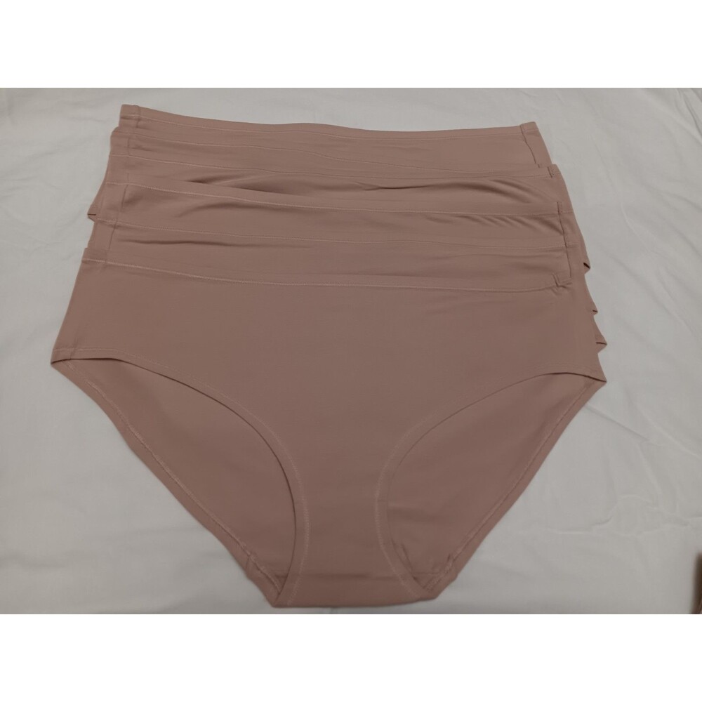 Komar Cotton Spandex Hipster Size 2X underwear Beige Pack of 6 - NEW